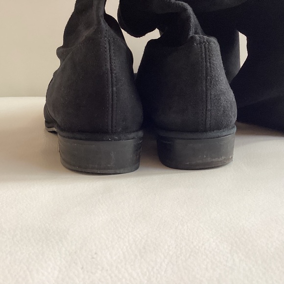 Stuart Weitzman Black Lowland Suede Over-The-Knee Boots SZ 6.5 - Picture 3 of 7